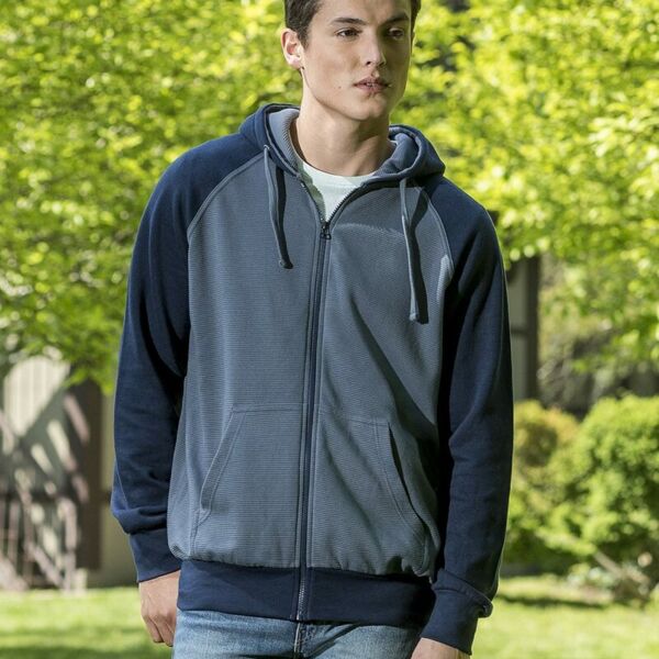 Cantor Ottoman Stitch Full-Zip Hooded Sweatshirt Thumbnail