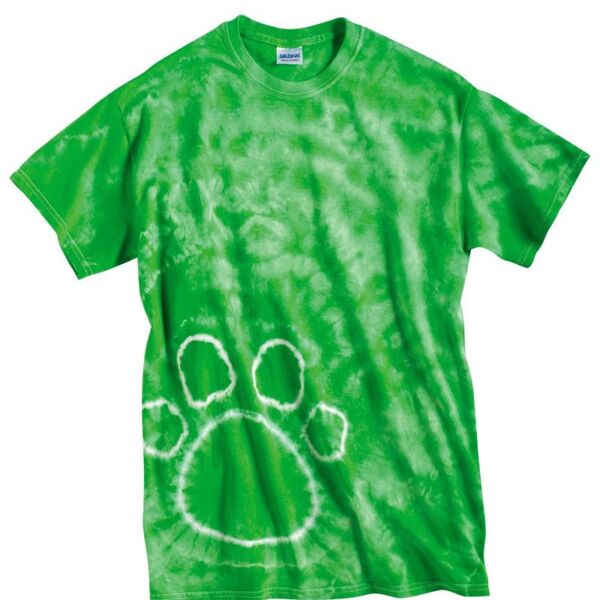 Pawprint Tie-Dyed T-Shirt Thumbnail