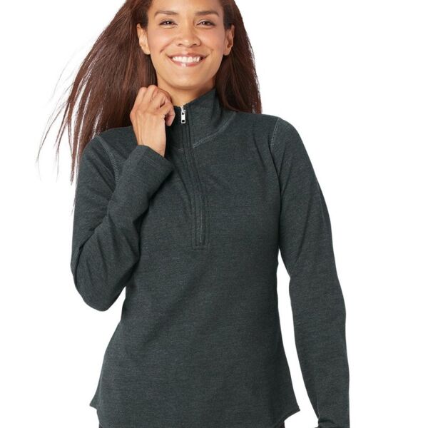 Women's Quarter Zip French Terry Pullover Thumbnail