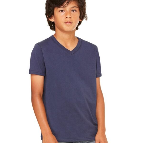 Youth V-Neck Jersey Tee Thumbnail