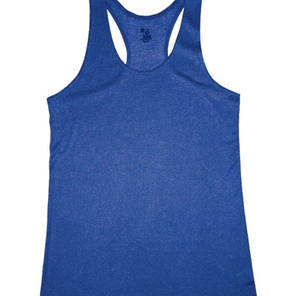 Women's Pro Heather Racerback Tank Top Thumbnail