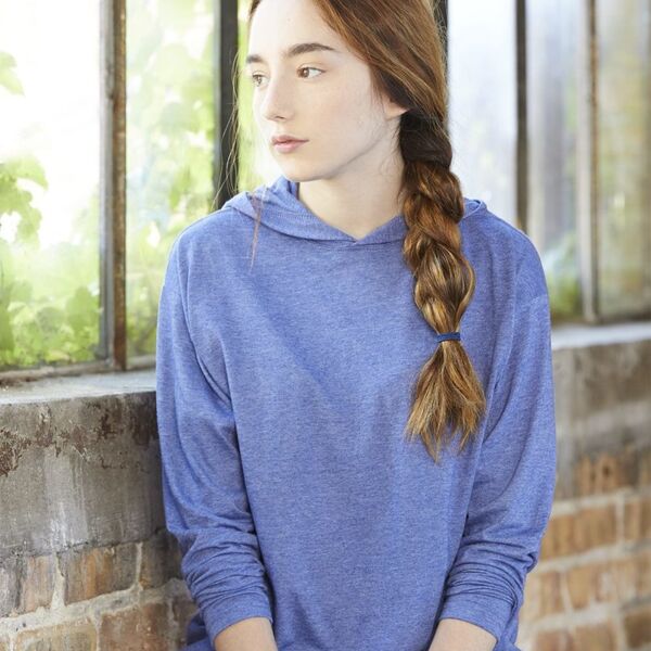 Youth Hooded Long Sleeve T-Shirt Thumbnail