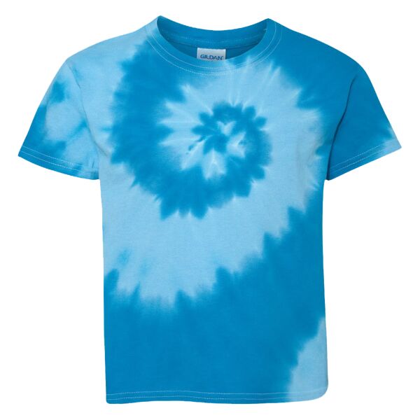 Youth Tone-on-Tone Spiral Tie-Dyed T-Shirt Thumbnail