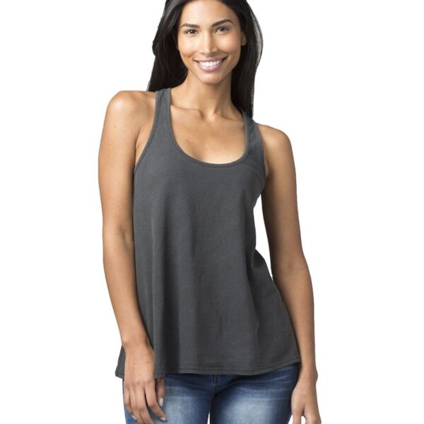 Women's Garment-Dyed Vintage Charm Tank Top Thumbnail