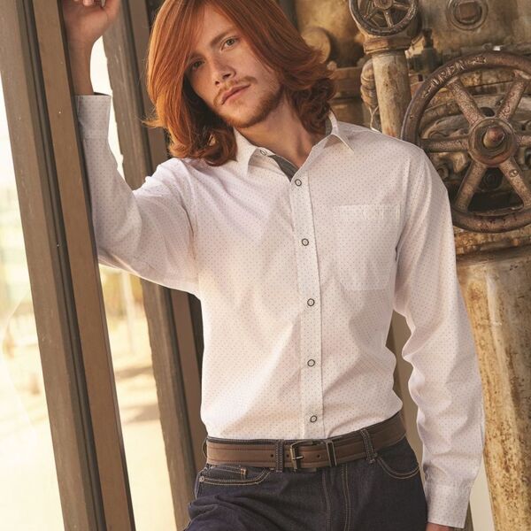 Peached Poplin Long Sleeve Shirt Thumbnail