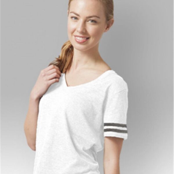 Women's Sporty Slub T-Shirt Thumbnail