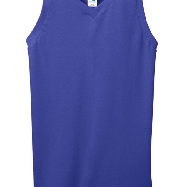 Girls' Sleeveless V-Neck Jersey Thumbnail